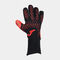 Football goalkeeper gloves Area 360 black red