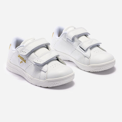 Chaussures casual Play 22 junior blanc or
