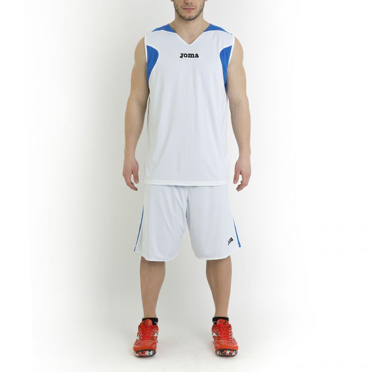 Ensemble homme Basket bleu roi blanc JOMA