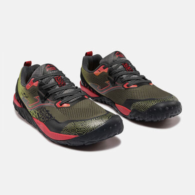 Sapatilhas trail Tundra  Barefoot 26 homem caqui