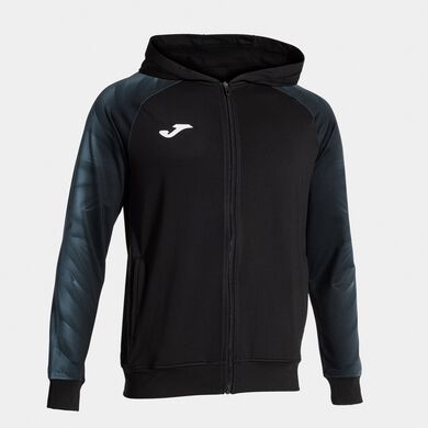 Giacca con cappuccio uomo Elite XI nero antracite