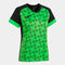 Shirt short sleeve woman Supernova III black fluorescent green