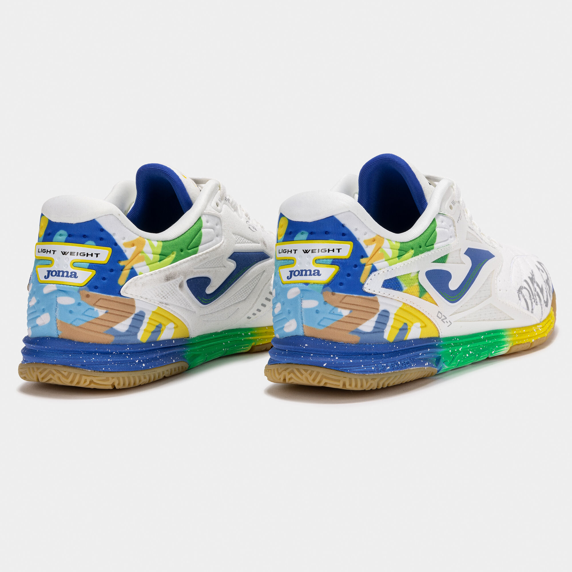 Futsal shoes Dz-7 25 Dyego Zuffo indoor white blue | JOMA®