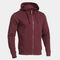 Chaqueta con capucha hombre Icono Street burdeos negro
