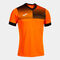 Kurzarmshirt mann Eco Supernova orange schwarz