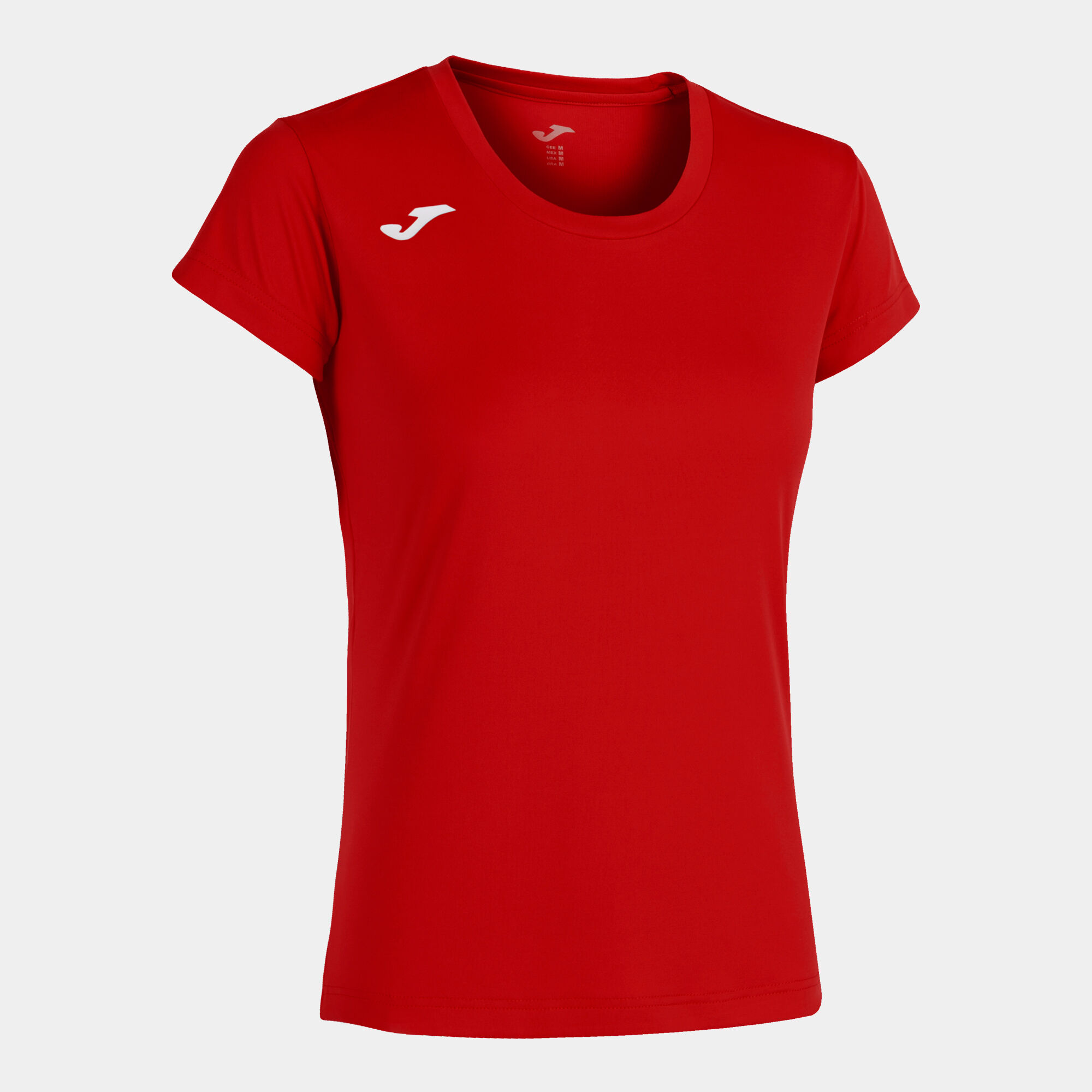 T-shirt manga curta mulher Record II vermelho