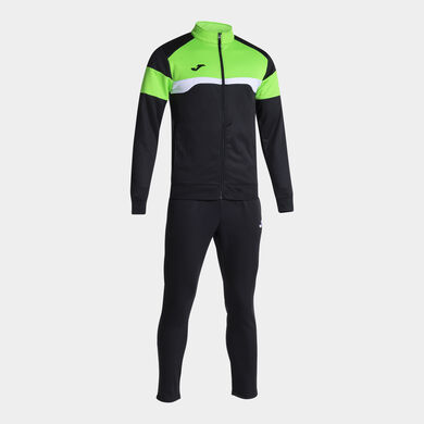 Fato de treino homem Danubio III preto verde fluorescente