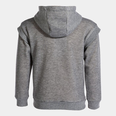 Jacke mit kapuze mädchen Lion melange-grau