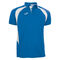 Polo m/c uomo Championship III blu reale bianco