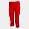 Leggings 3/4 donna Olimpia rosso