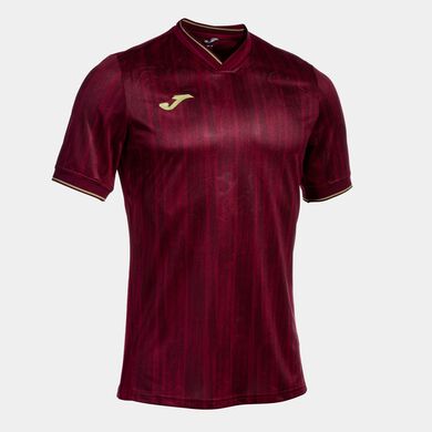 Tricou cu mânecă scurtă bărbaȚi Gold VI bordo aur
