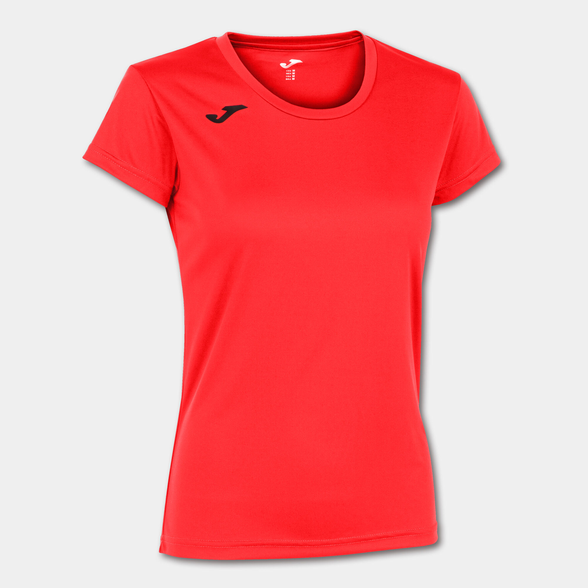 MAILLOT MANCHES COURTES FEMME RECORD II CORAIL FLUO