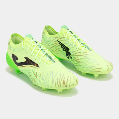 Chaussures football Striker Premium Men 25 terrain ferme FG jaune fluo