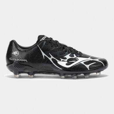 Botas fútbol Super Copa 25 terreno firme FG negro