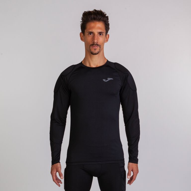 Long sleeve shirt man Protec black JOMA