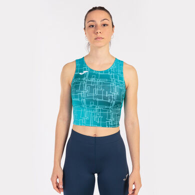 Top mujer Elite VIII turquesa