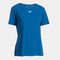 Camiseta manga corta mujer Indoor gym azul