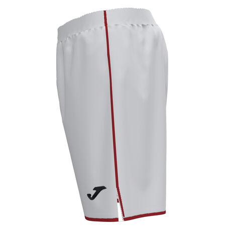 Joma Liga, pantalones cortos para hombre, Blanco / rojo