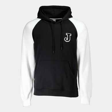 Sudadera con capucha hombre Urban Street negro blanco