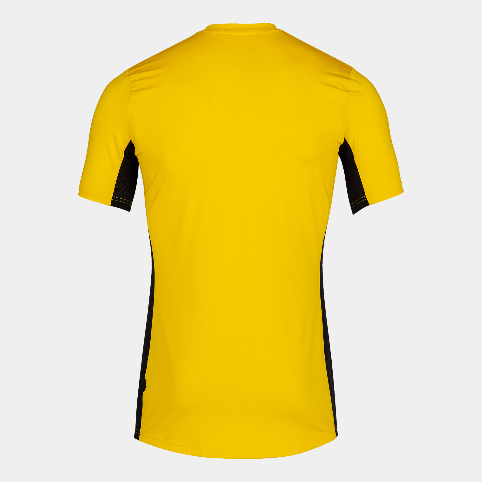 T-shirt manga curta homem Superliga amarelo preto