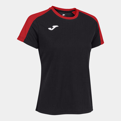 Shirt short sleeve woman Eco Championship black red