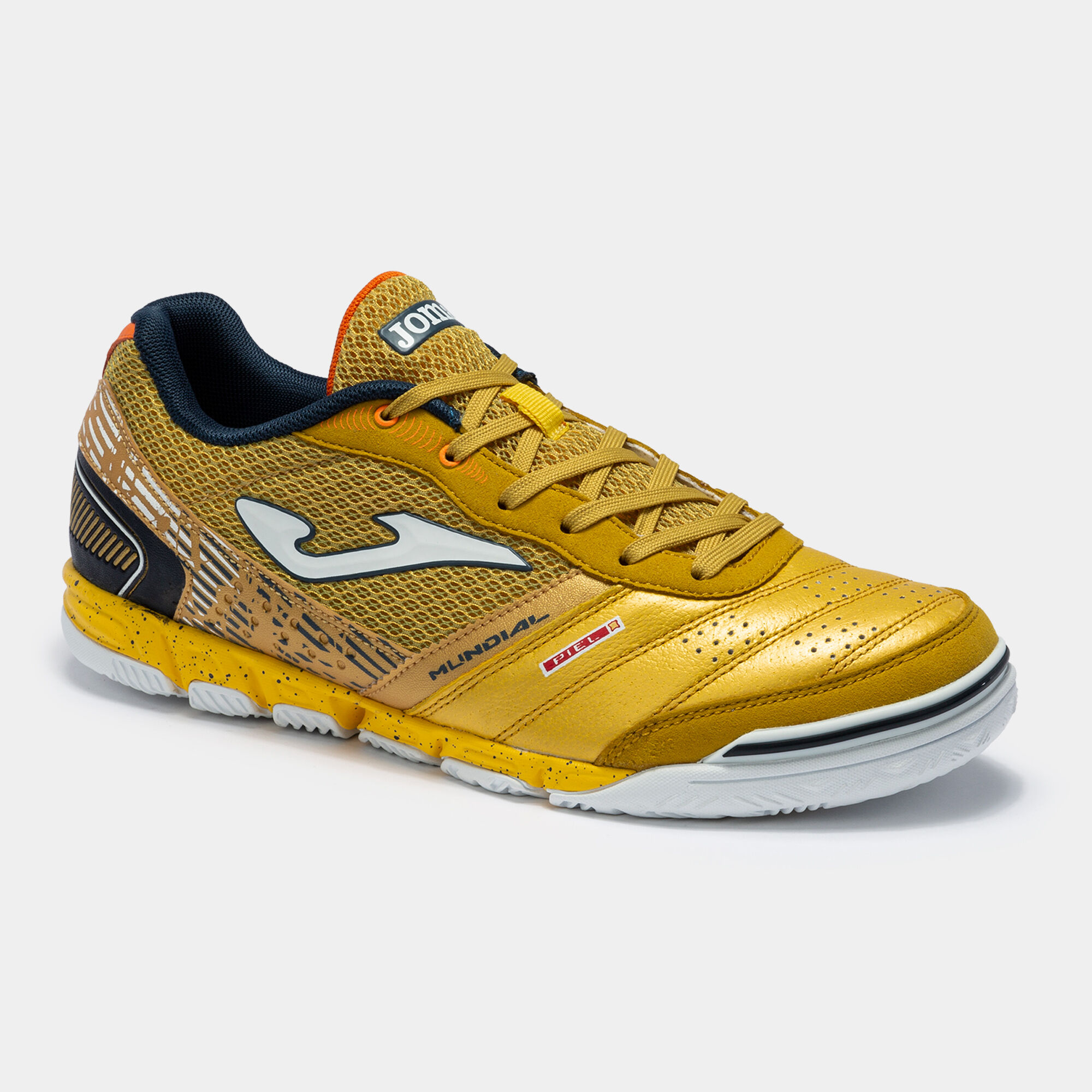 Zapatillas futbol sala Mundial 22 indoor oro negro