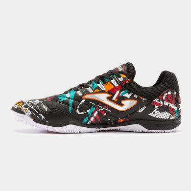 Scarpe calcio a 5 Maxima 23 indoor nero arancione rosso