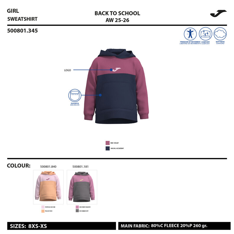 SUDADERA CON CAPUCHA PARK