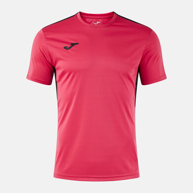 Camiseta manga corta hombre Winner IV fucsia negro