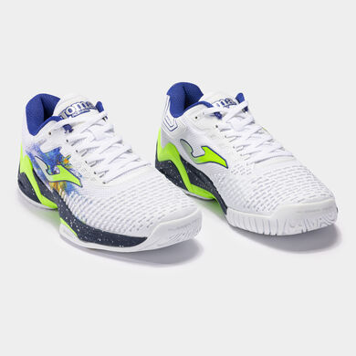Zapatillas Ace Men 23 pista dura hombre blanco azul