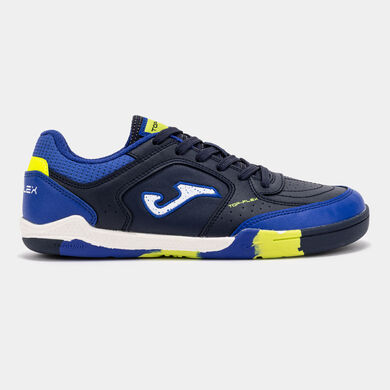 Sapatilhas futsal Top Flex Junior Barefoot 26 indoor j&uacute;nior azul marinho