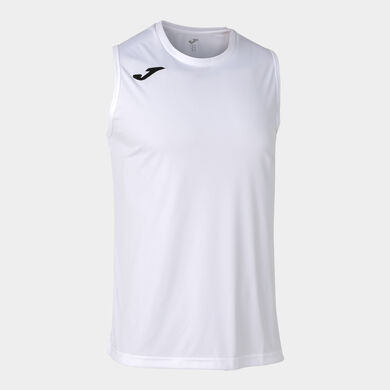 Camiseta sin mangas hombre Combi Basket blanco