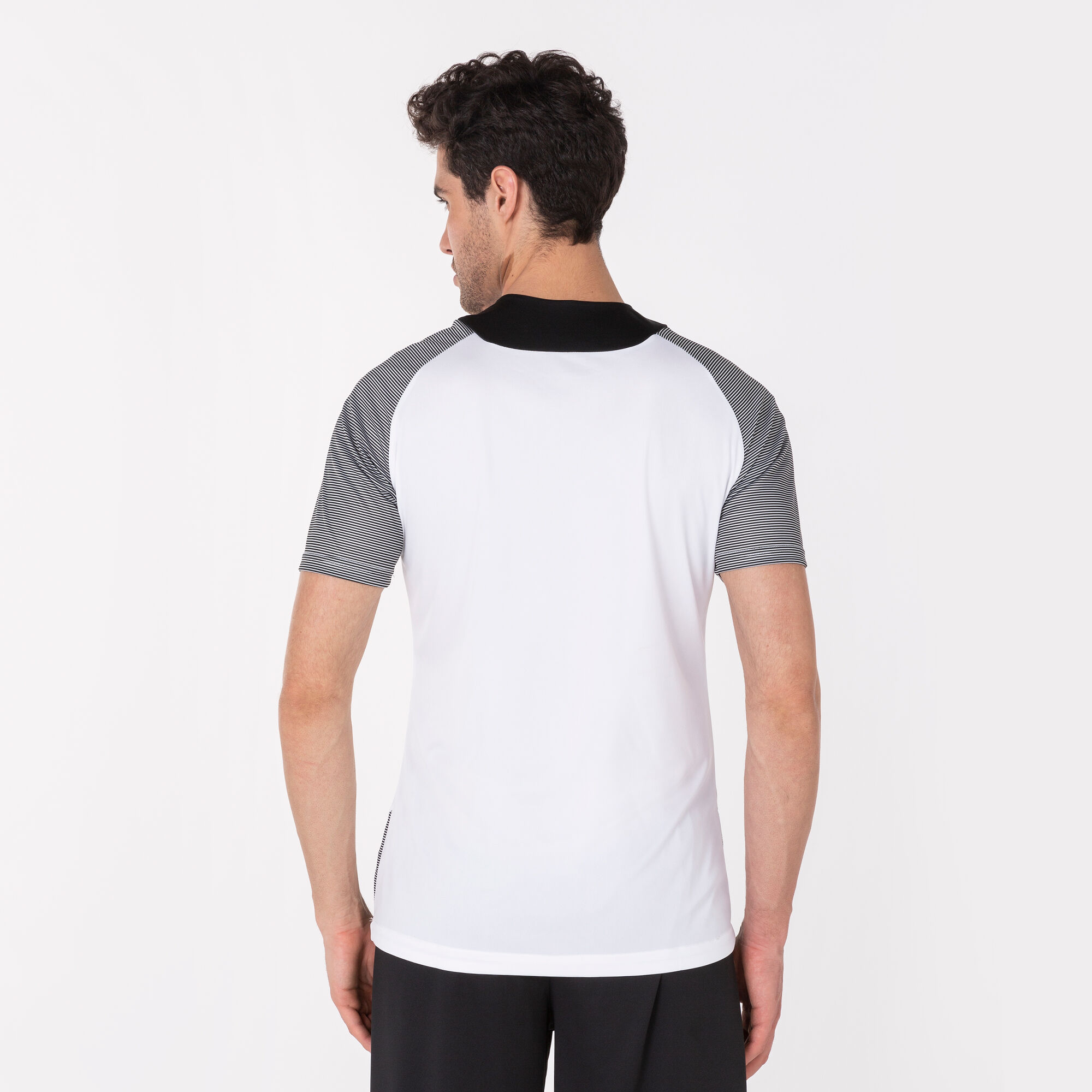 Camiseta manga corta hombre Essential II blanco negro