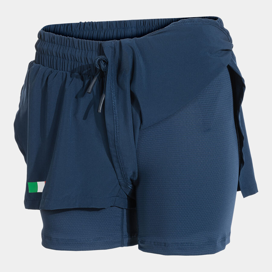 SHORT MUJER COMP. OFI. FED. ITALIA TENIS Y PADEL