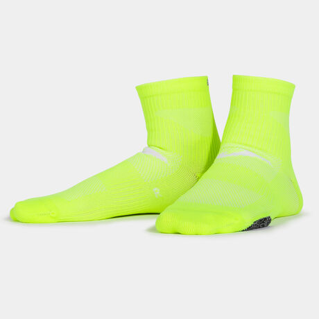 Mangas De Calcetines Deportivos Calcetines de fútbol Calcetines protectores  de pies antifricción (Verde fluorescente para niños)