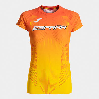 Maillot manches courtes échauffement Fédération Royale Espagnole D'athlétisme femme