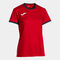 Camiseta manga corta mujer COMBI PREMIUM rojo marino