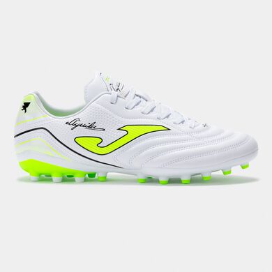 Botas fútbol Aguila 25 césped artificial AG blanco