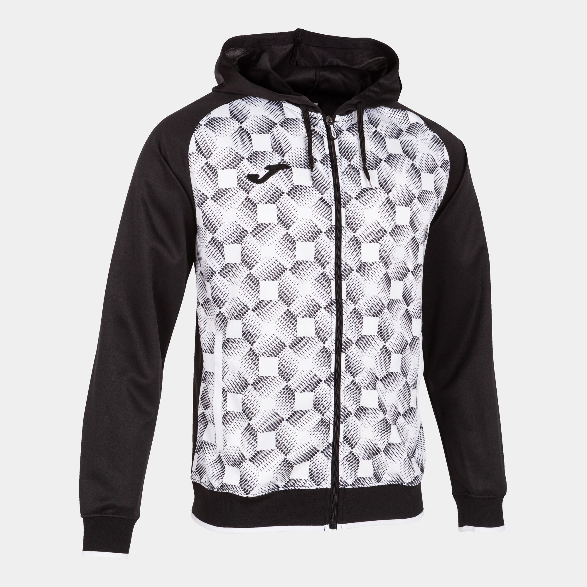 Men graphic deals print hooded jacket