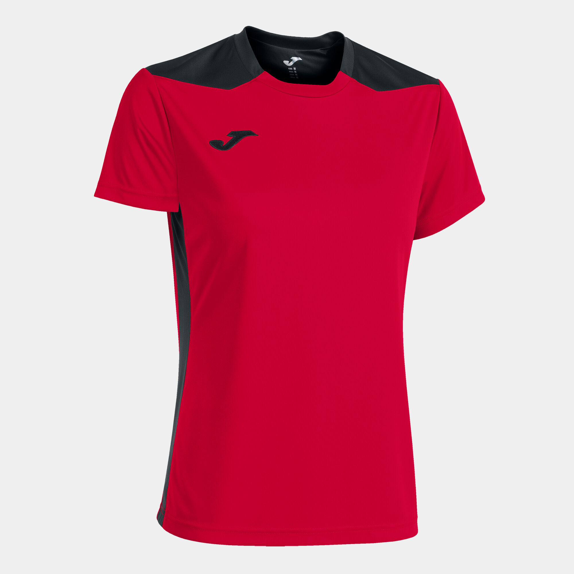 Tricou cu mânecă scurtă damă Championship VI roșu negru
