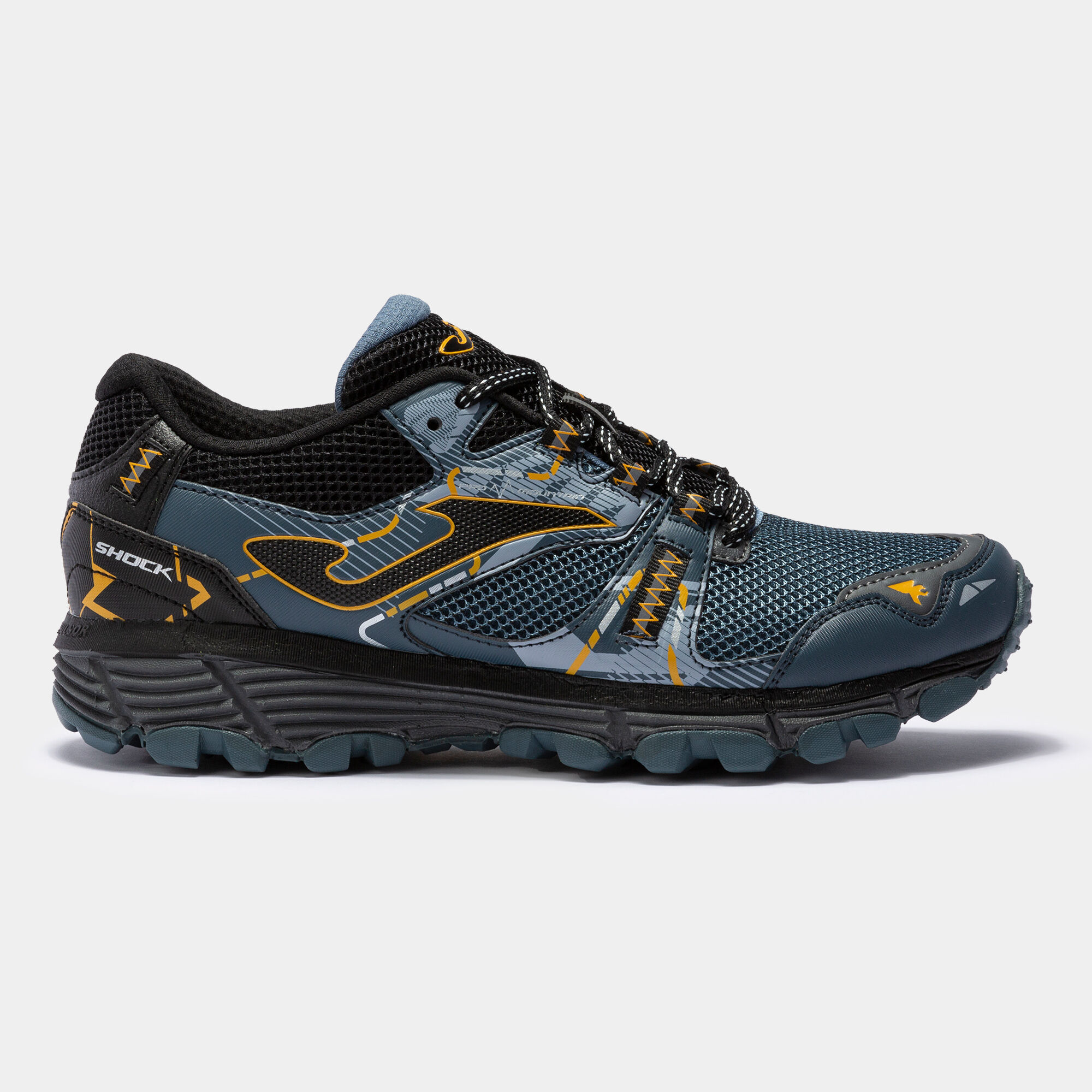 TRAIL-RUNNING SHOES SHOCK 22 MAN GRAY GOLD