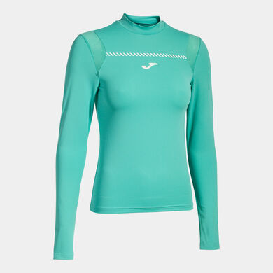 Maglia a manica lunga donna Smash turchese