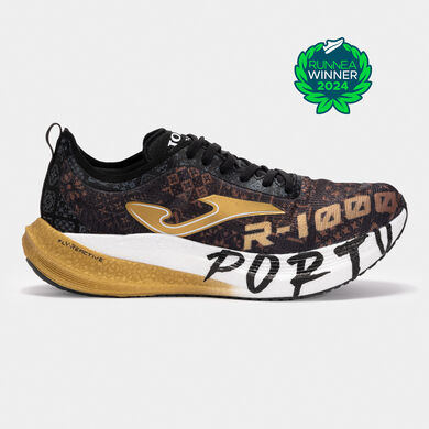 Zapatillas running R1000 24 Maratón De Oporto unisex negro