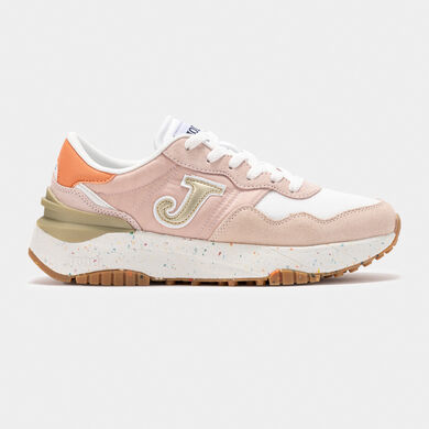 Zapatillas casual C.367 Lady 25 mujer blanco rosa