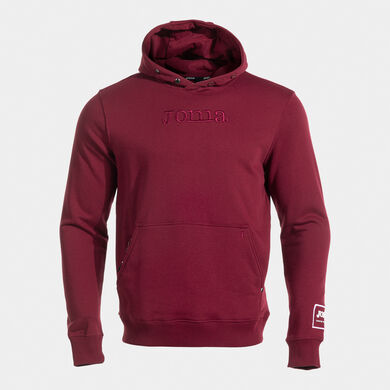Hooded sweater man Urban Street dark red