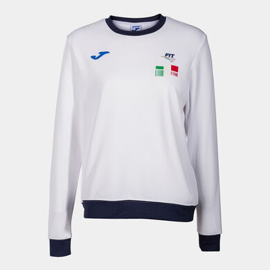 Sweatshirt Italienischer Verband Für Tennis frau