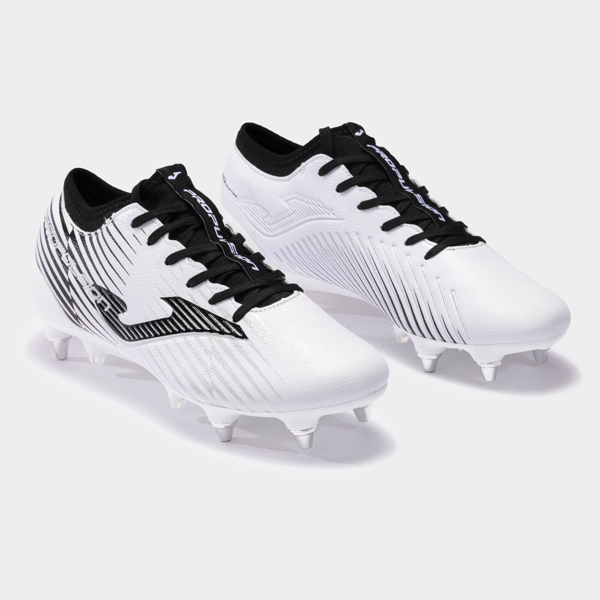 Chaussures football Propulsion Cup 23 terrain souple SG blanc noir