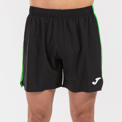 Short hombre Elite VII negro verde flúor