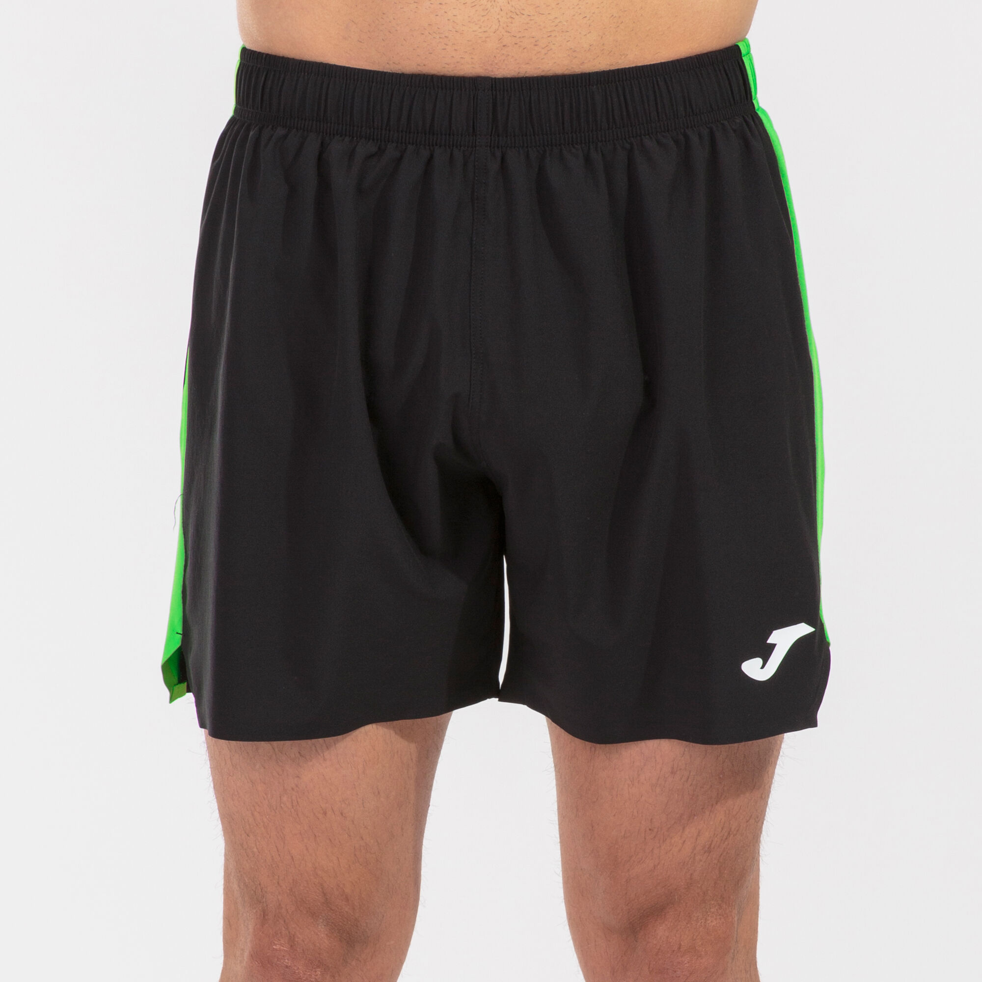 Shorts man Elite VII black fluorescent green