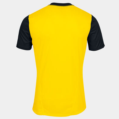 T-shirt manga curta homem Hispa IV amarelo preto